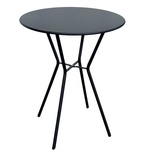Mesa Metálica Nodo De 60 Cm Color Negro