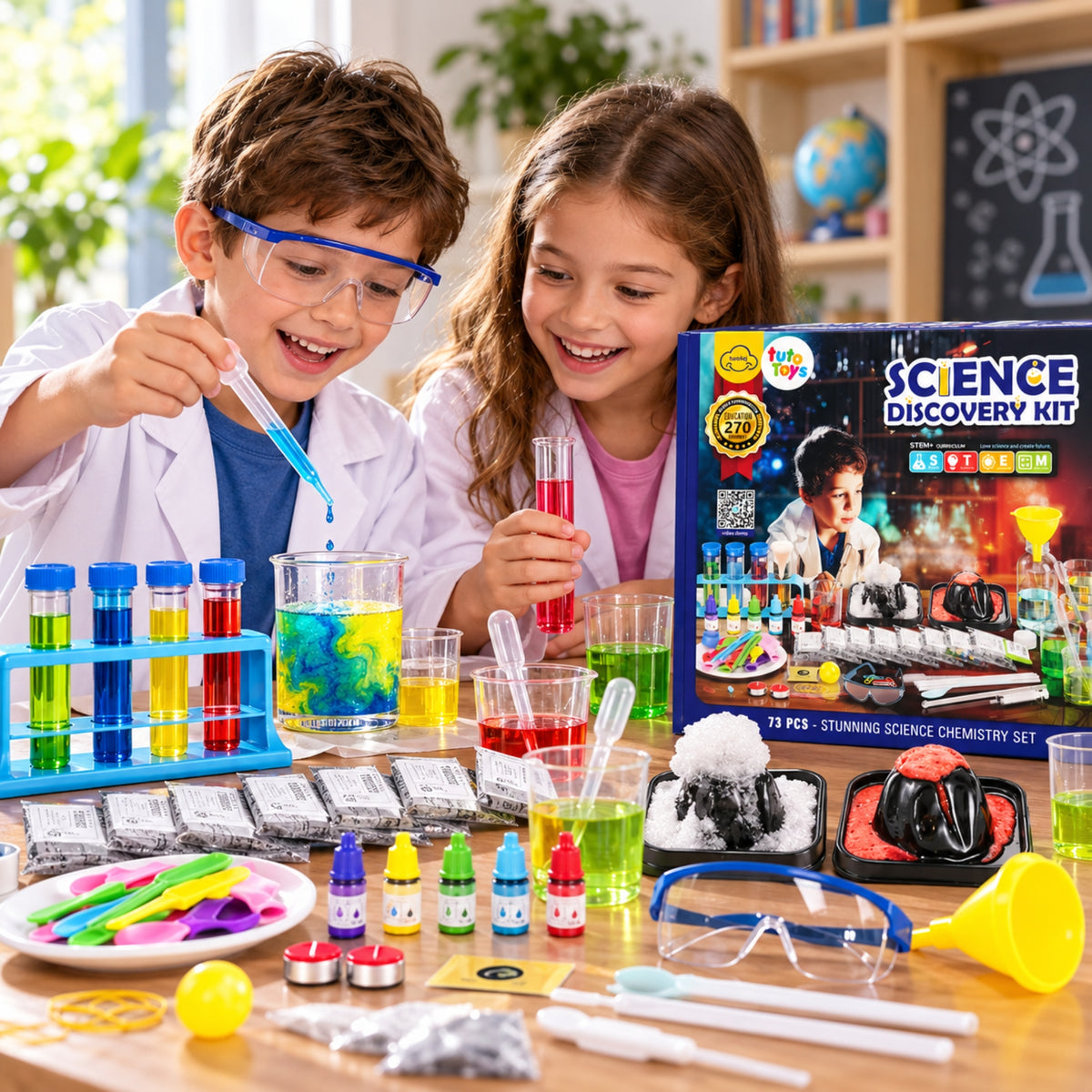 Kit Infantil De Laboratorio Científico