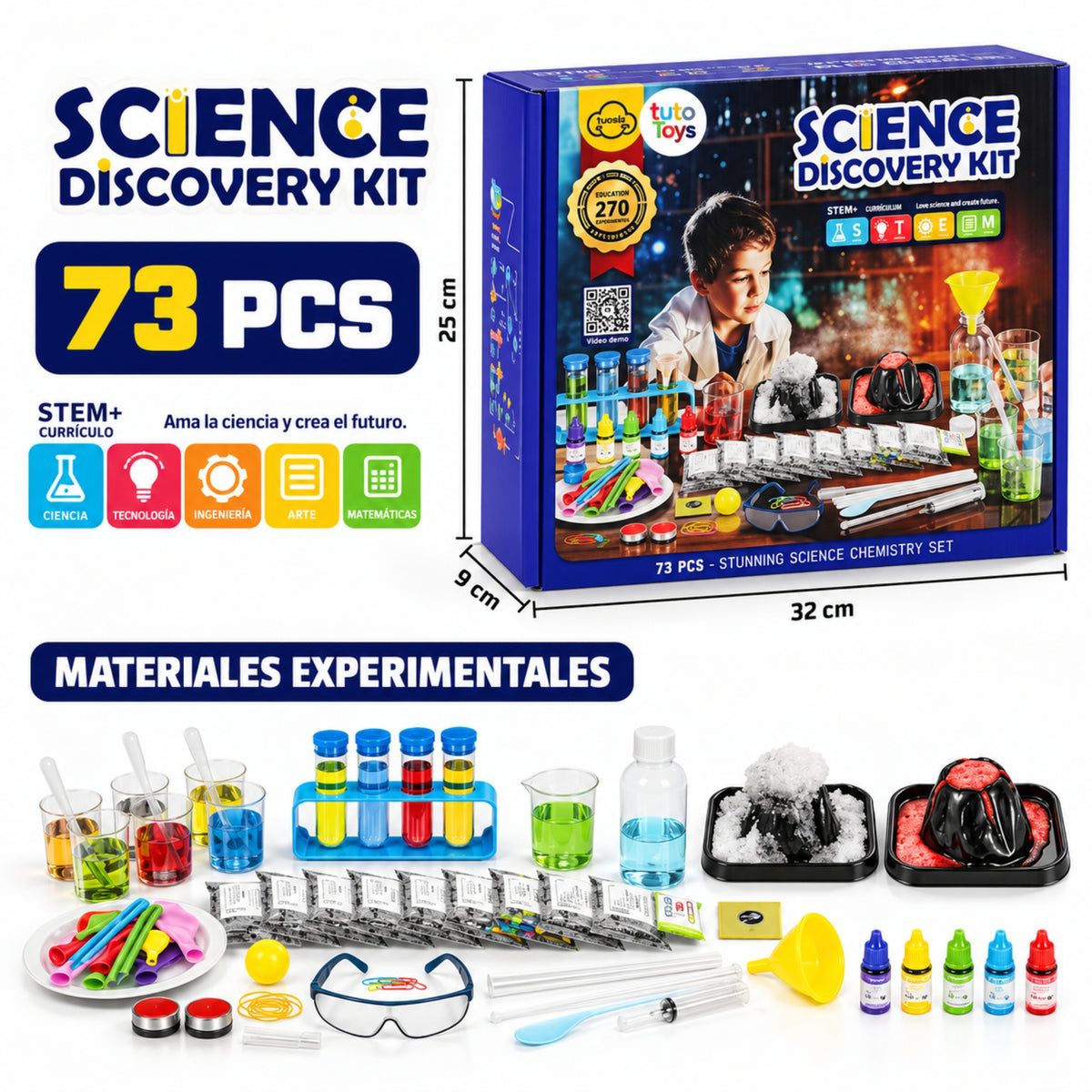 Kit Infantil De Laboratorio Científico