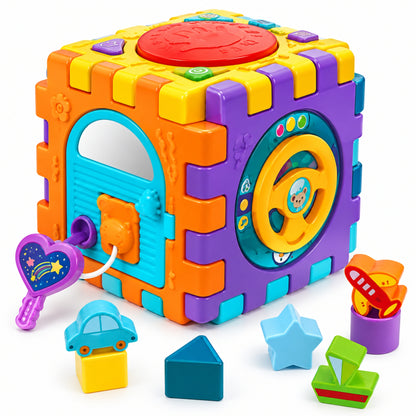 Cubo Didáctico E Interactivo 6 Actividades En 1