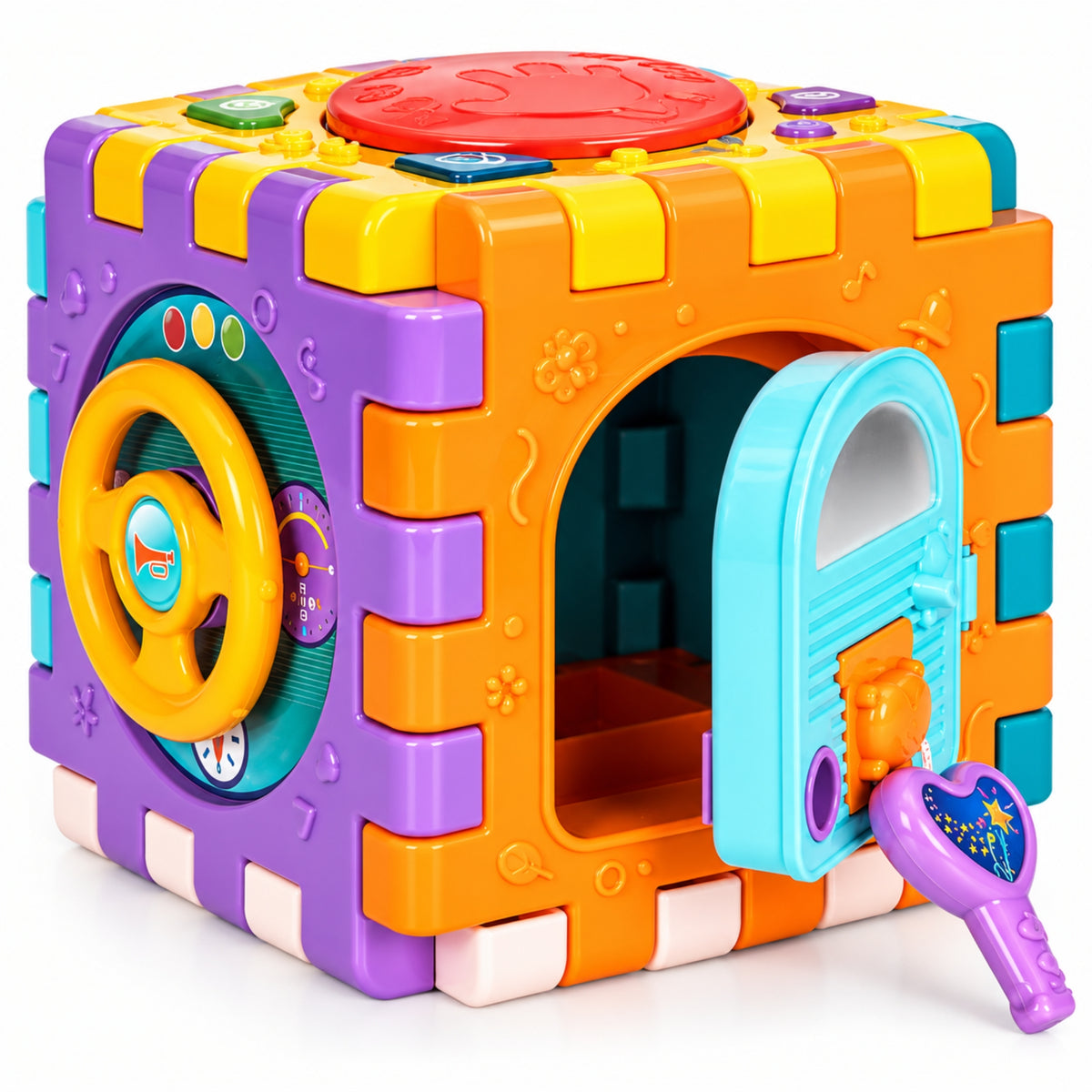 Cubo Didáctico E Interactivo 6 Actividades En 1