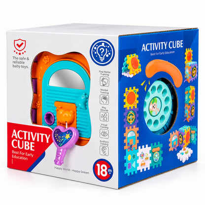 Cubo Didáctico E Interactivo 6 Actividades En 1