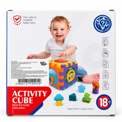 Cubo Didáctico E Interactivo 6 Actividades En 1