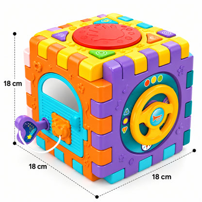 Cubo Didáctico E Interactivo 6 Actividades En 1