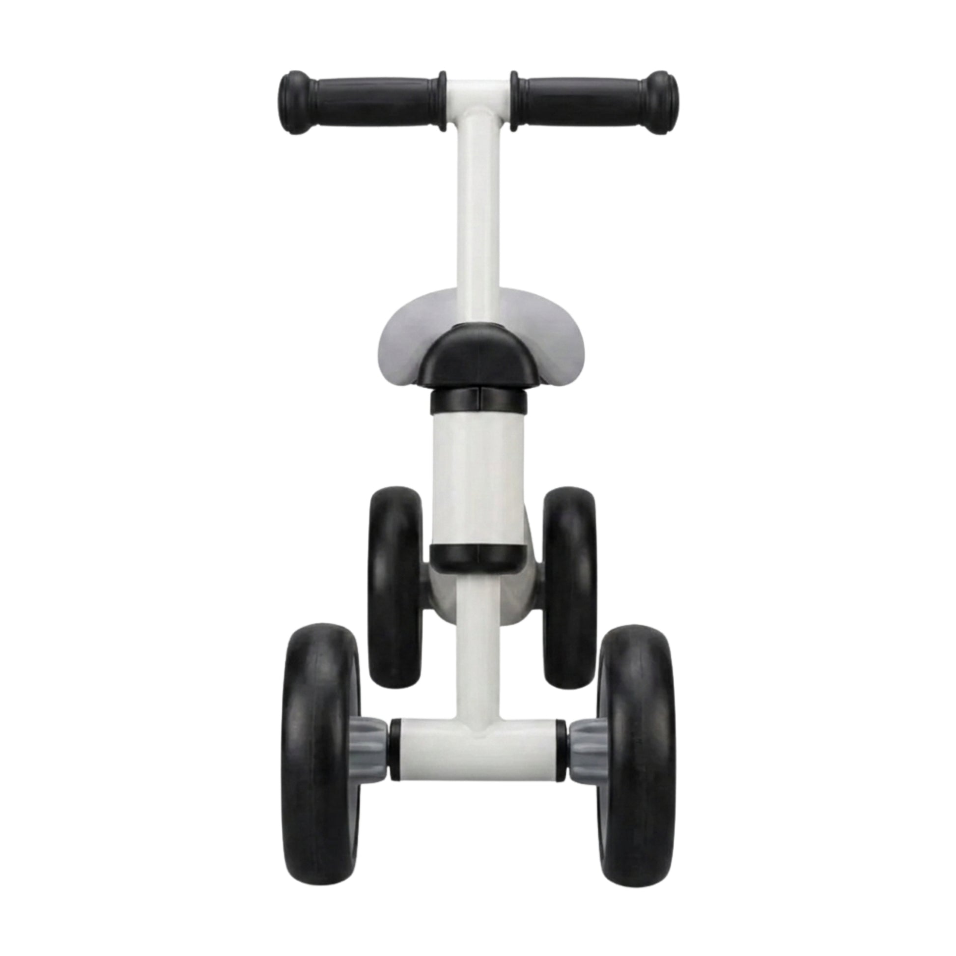 Triciclo de impulso negro para niños, equilibrio y juego en casa