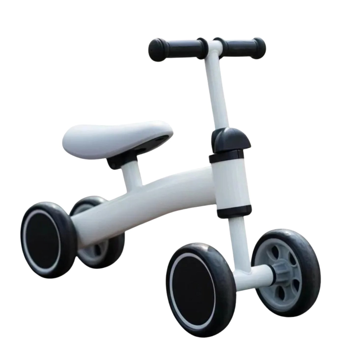 Triciclo de impulso negro sin pedales para niños pequeños y uso recreativo
