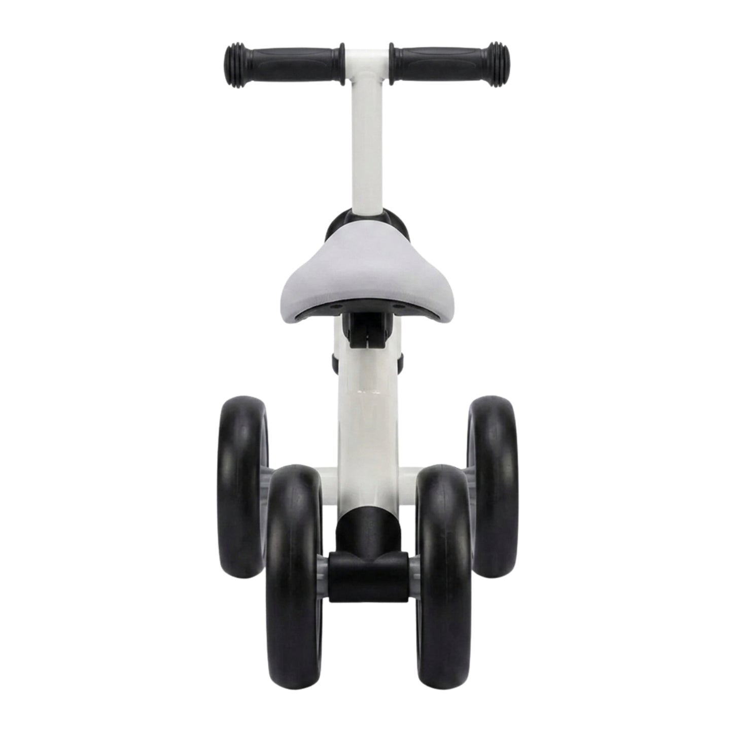 Triciclo infantil negro con diseño estable para niños y niñas