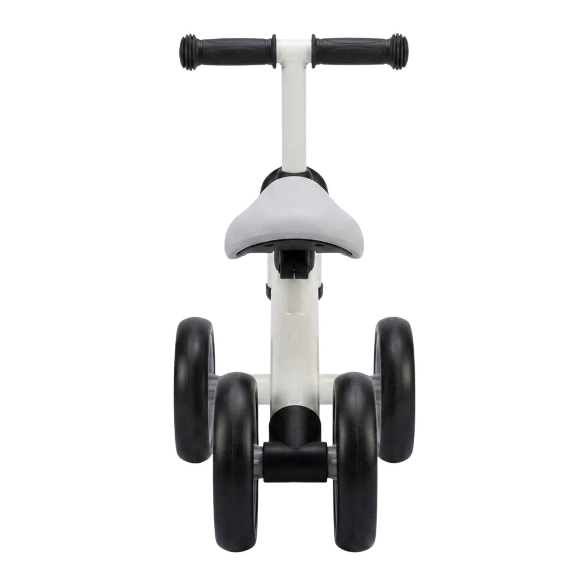 Triciclo infantil negro con diseño estable para niños y niñas