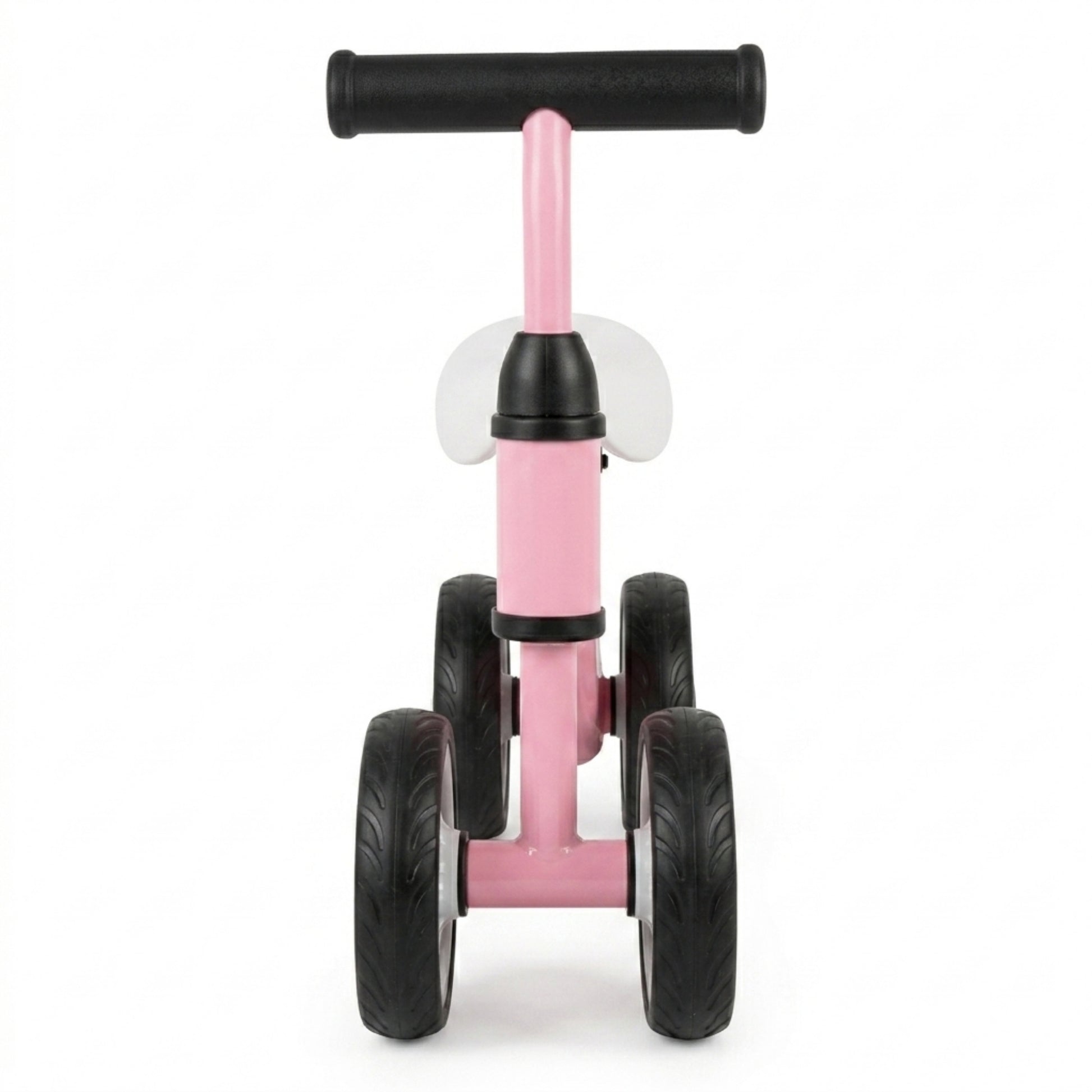 Triciclo infantil rojo con asiento cómodo para juego, equilibrio y movimiento