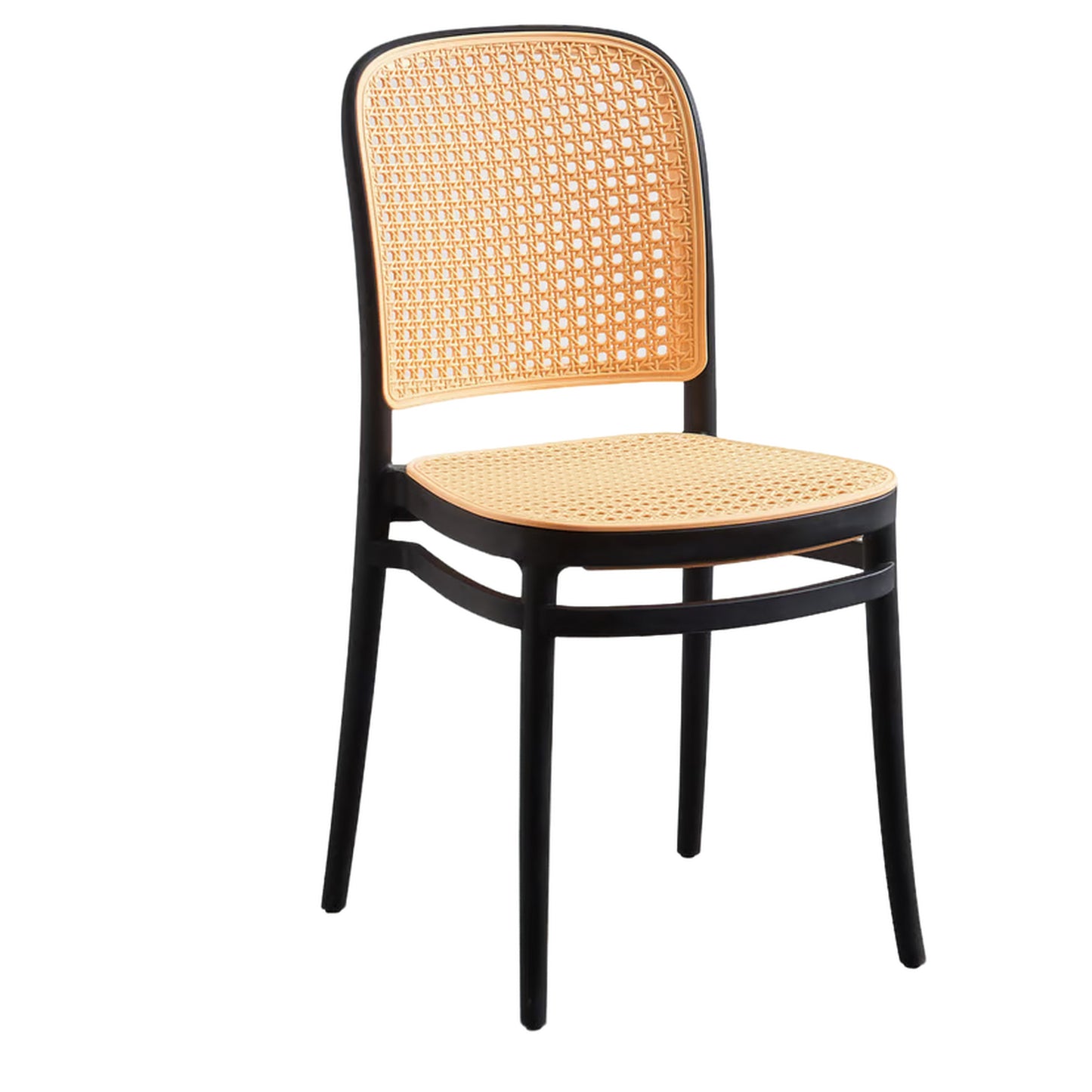 Silla En Polipropileno Solea Redonda Tipo Mimbre