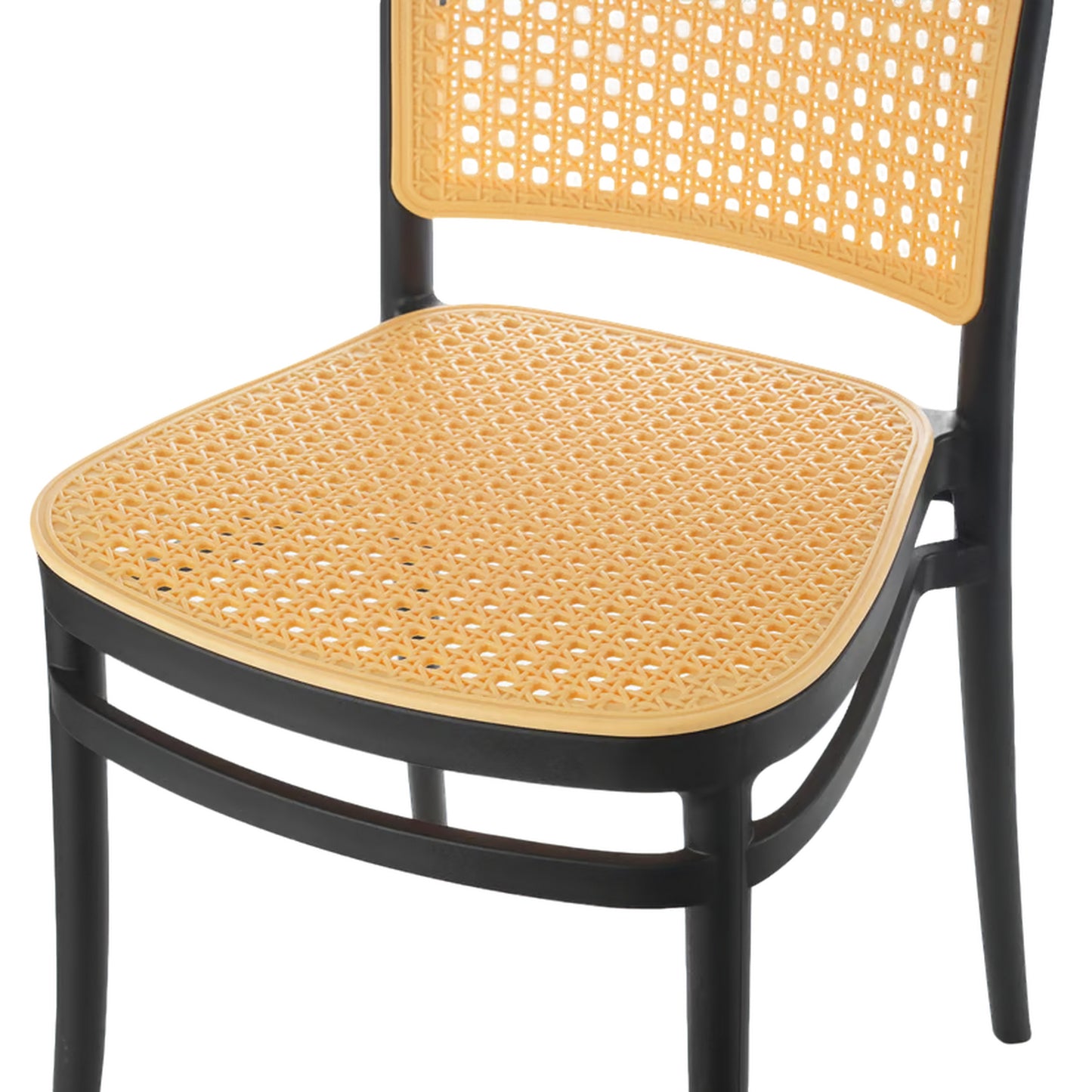 Silla En Polipropileno Solea Redonda Tipo Mimbre