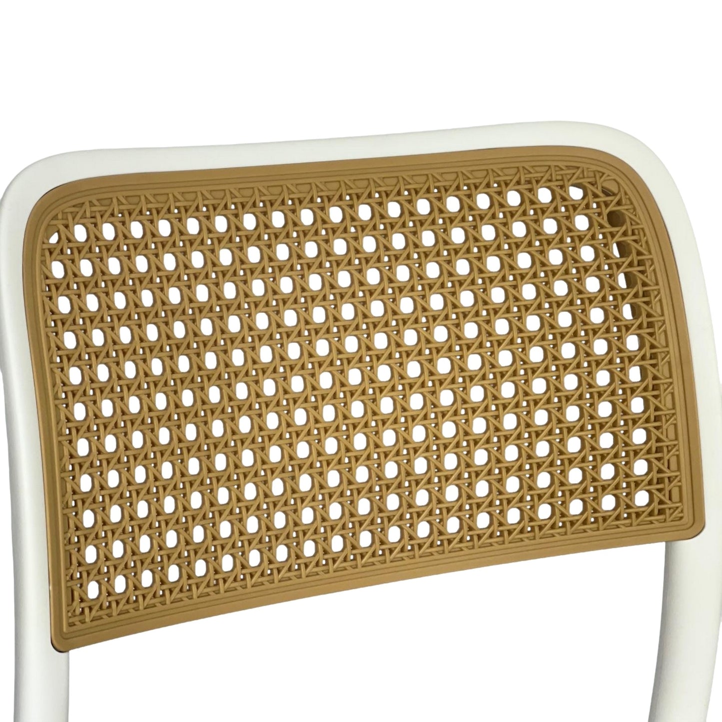 Silla En Polipropileno Solea Cuadrada Tipo Mimbre
