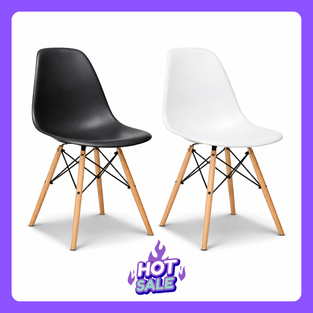 Silla Eames Polipropileno x 2 unidades