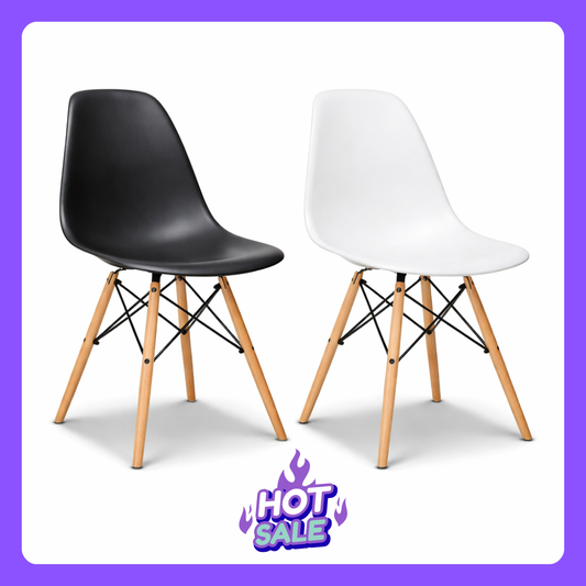 Silla Eames Polipropileno x 2 unidades