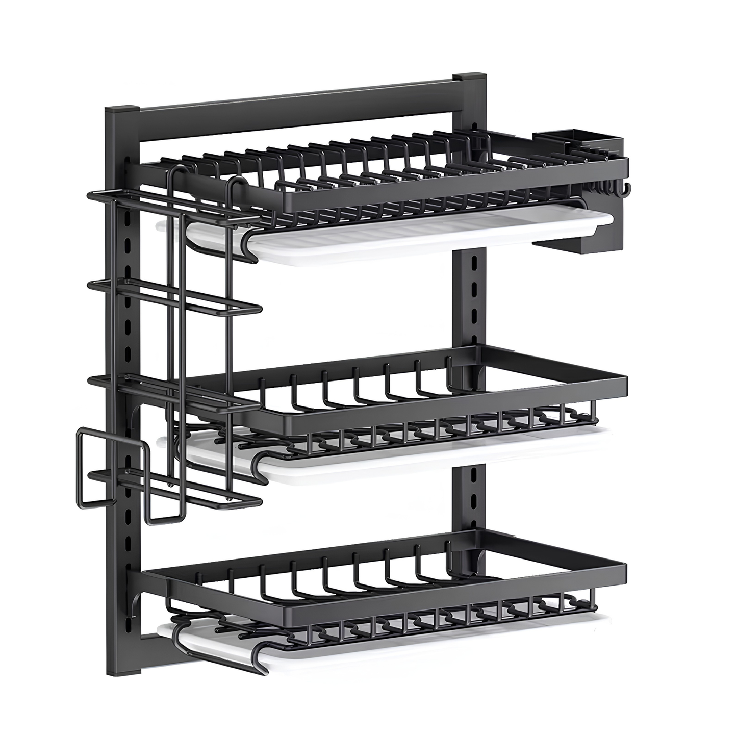 Platero Escurridor De Platos Organizador De Loza De Pared