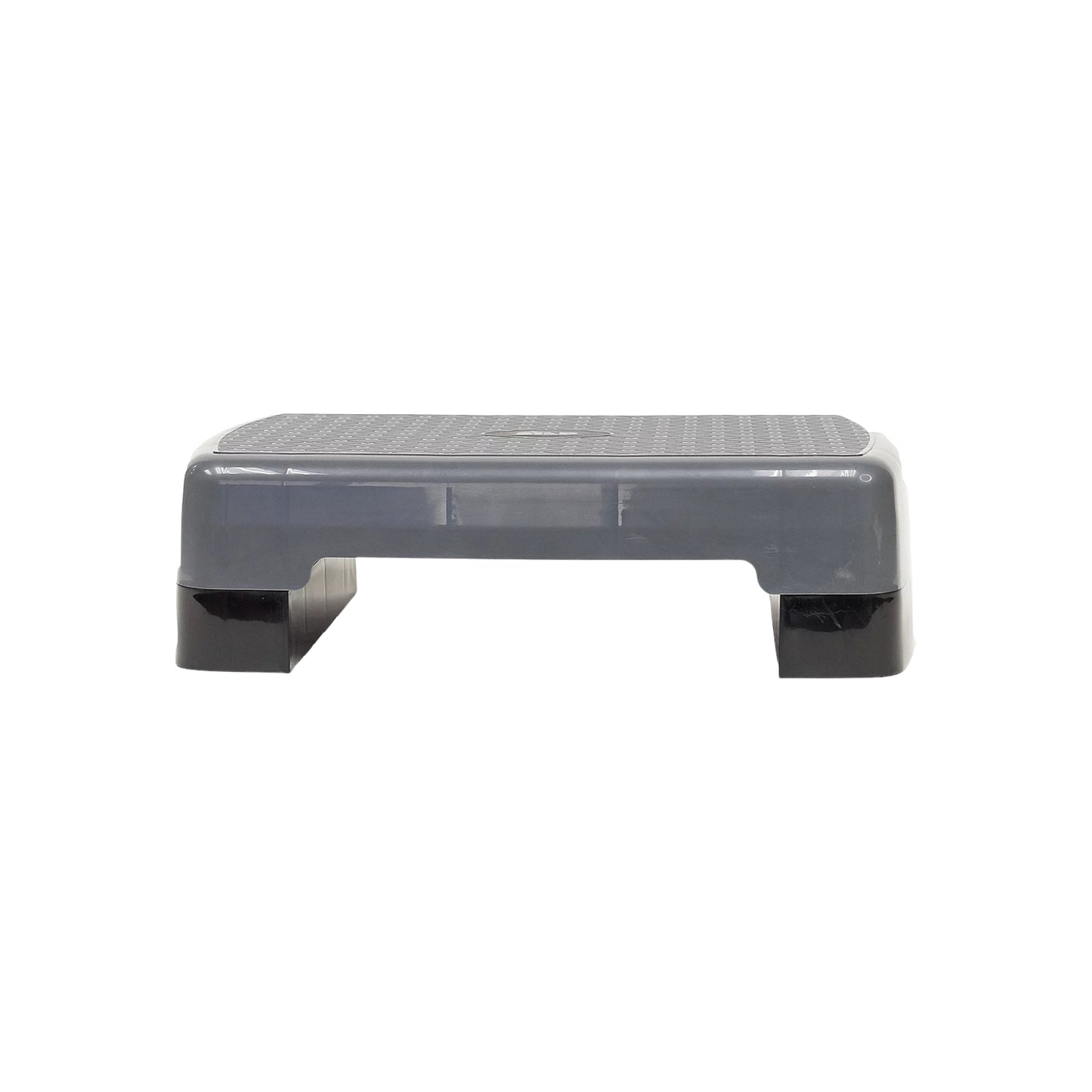 Step deportivo compacto de 2 niveles para gimnasio, rutina aeróbica y entrenamiento funcional
