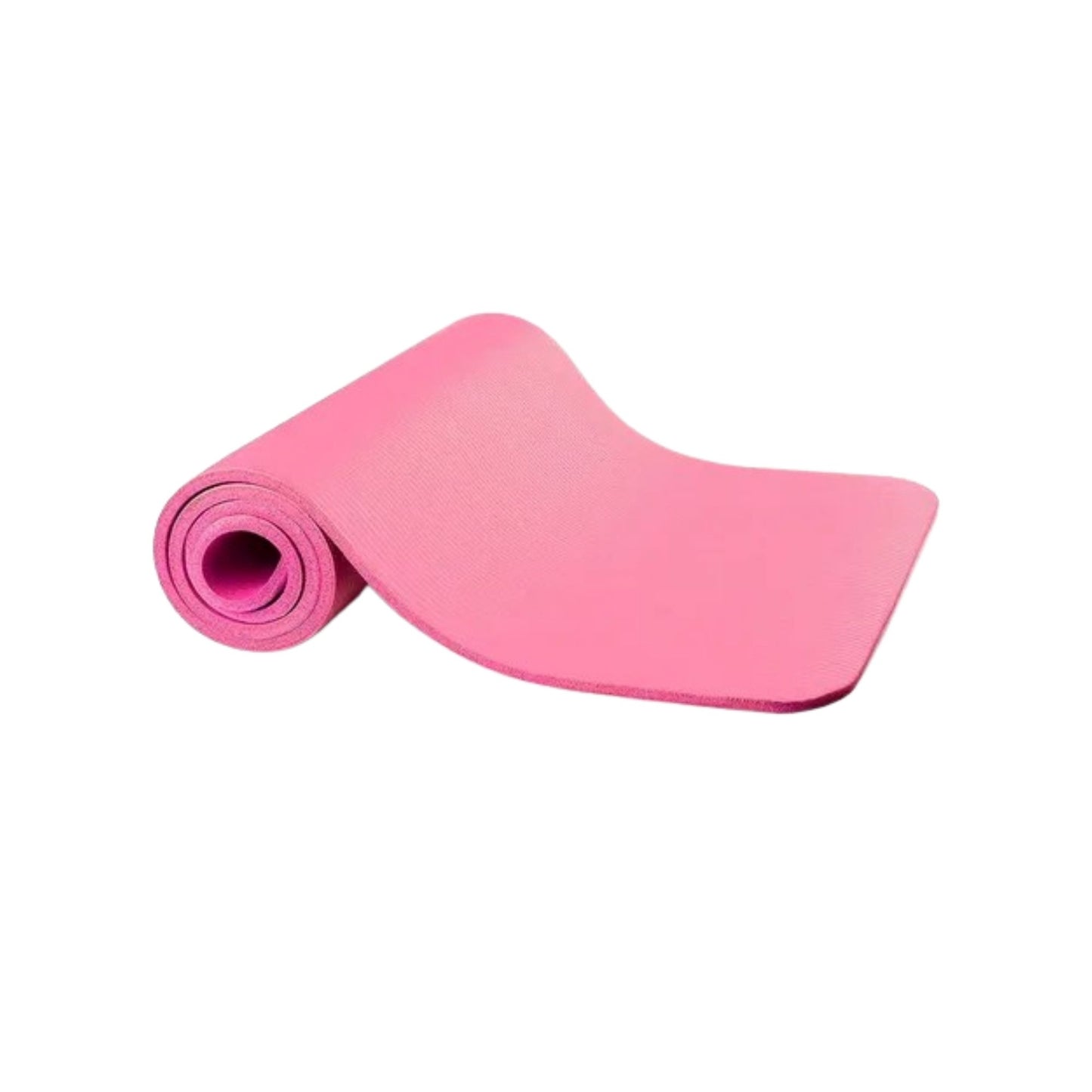 Tapete fitness rosado 7mm para yoga, pilates y actividad física