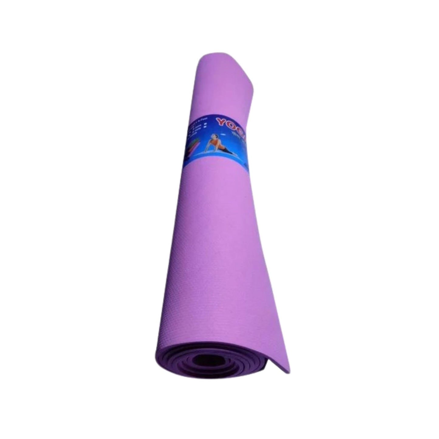Tapete NBR 7mm enrollable para ejercicio en casa, gimnasio y entrenamiento