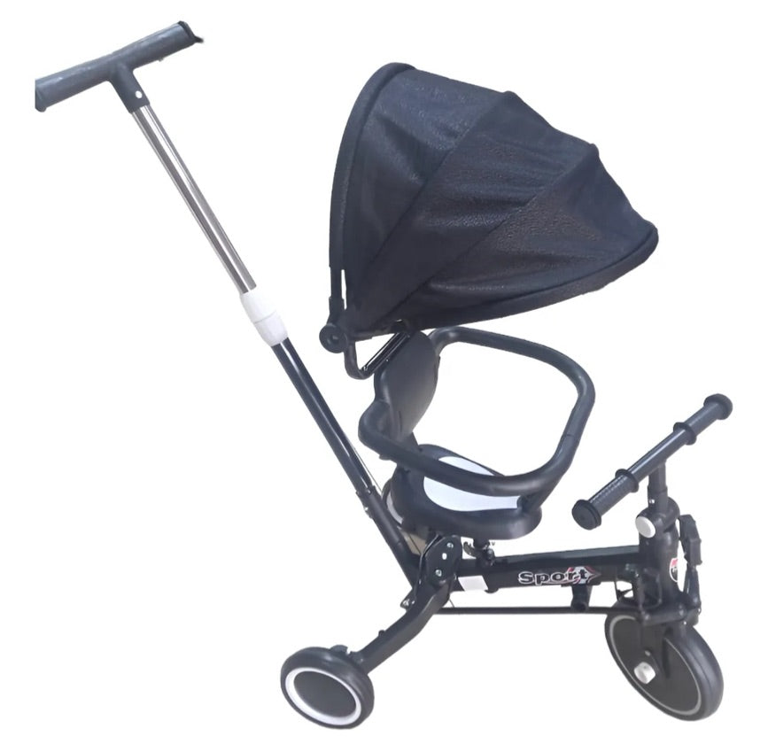 Triciclo Infantil 6 En 1 Ajustable Con Protector Y Manija