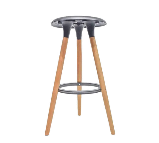Silla Taburete patas de madera