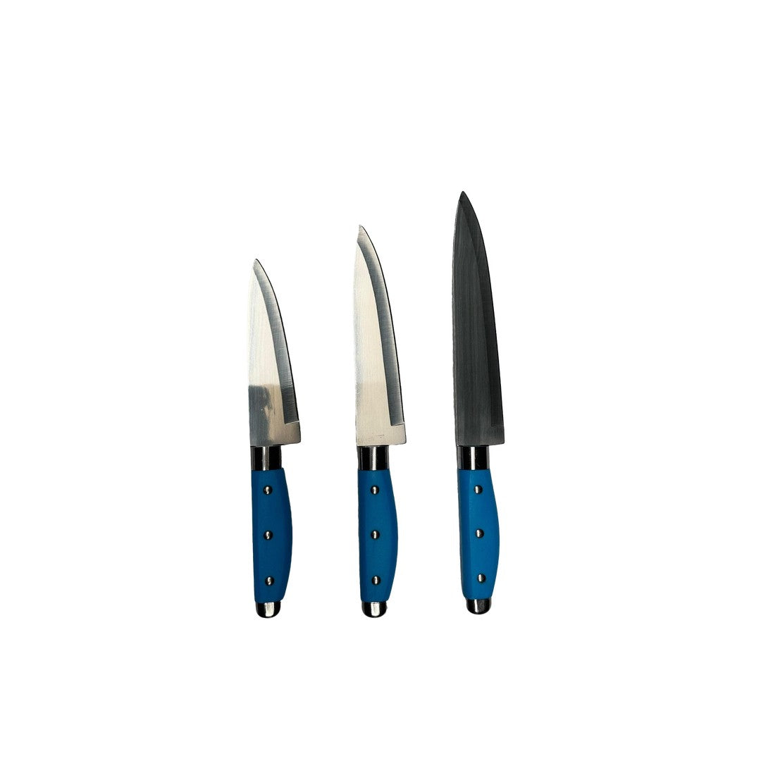Set de 3 Cuchillos Stainless Steel,