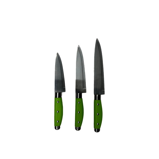 Set de 3 Cuchillos Stainless Steel,