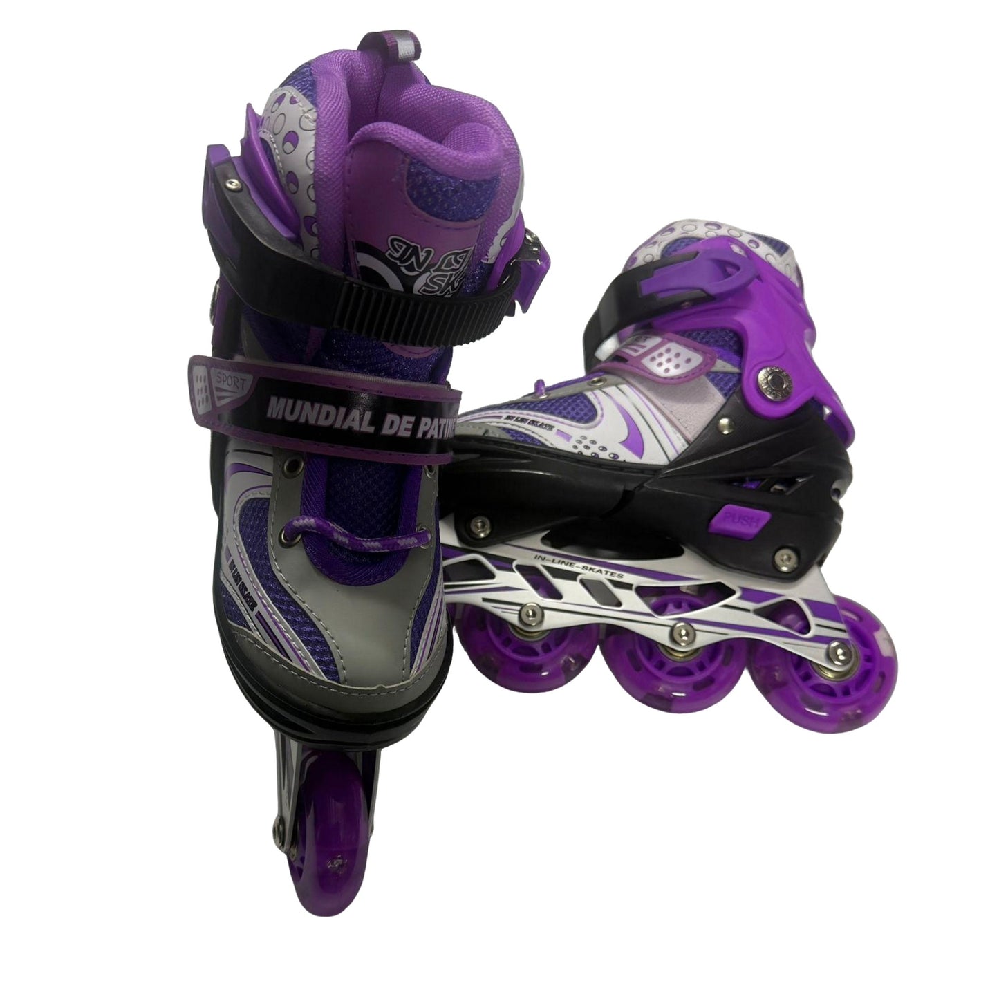 Kit Patines Niñas Expandible Semiprofesional Sports