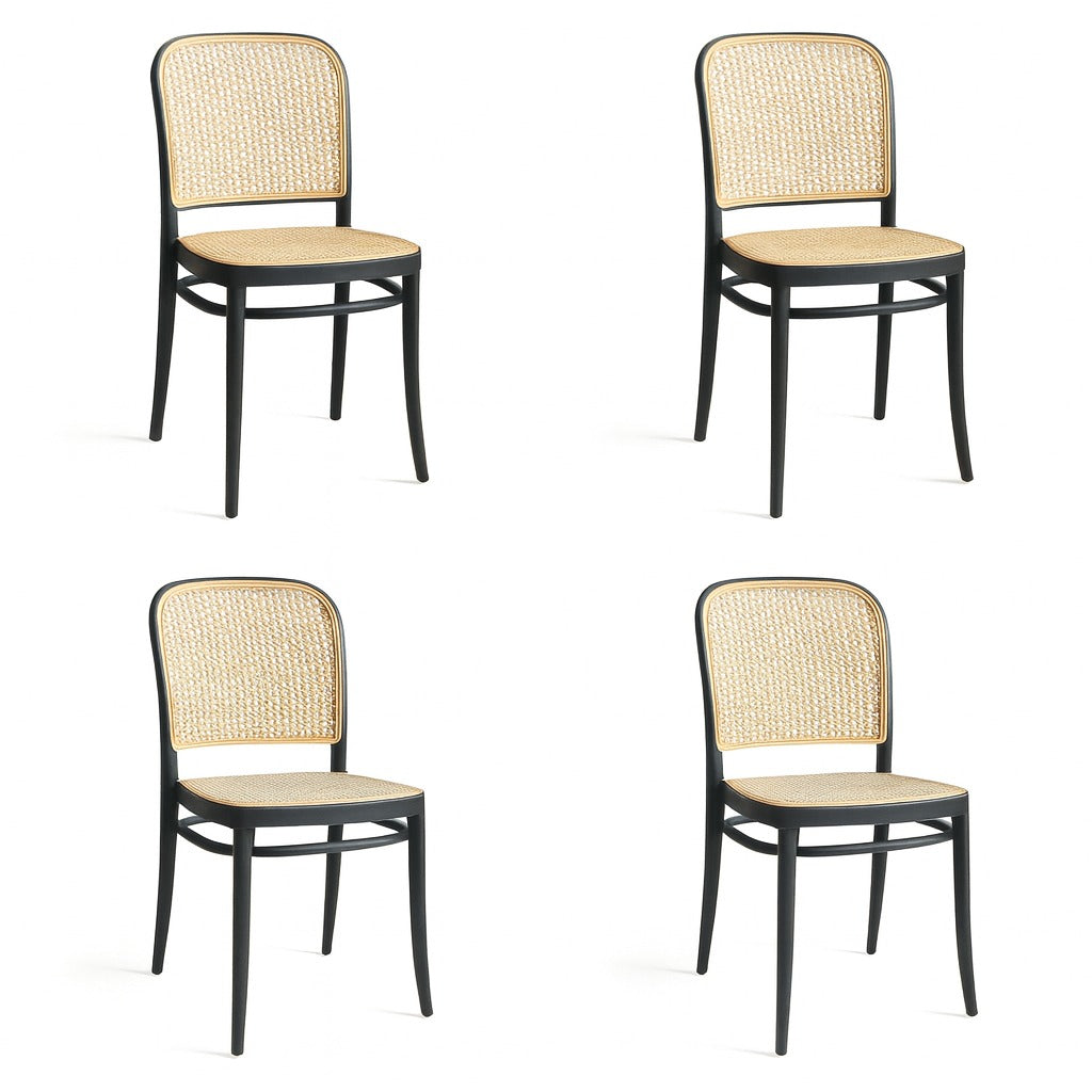 Set silla solea redondes negras x4 (Copia)