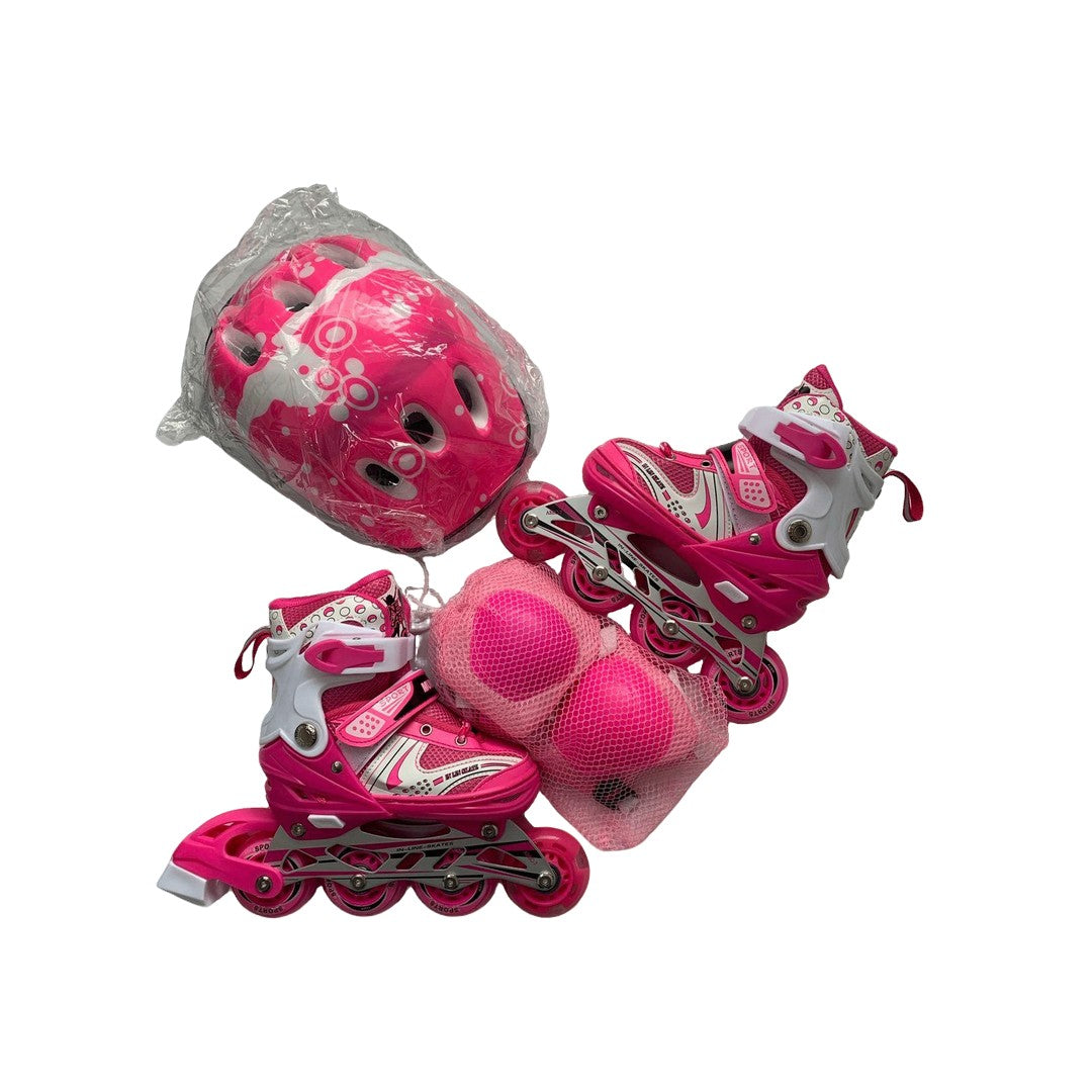 Kit Patines Niñas Expandible Semiprofesional Sports