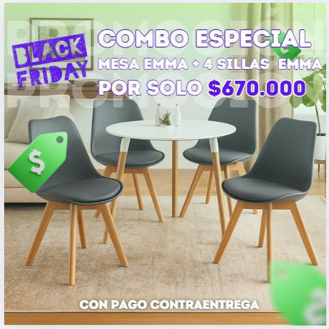 Comedor Minimalista Con Silla Emma