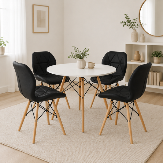 Comedor Minimalista Eames con silla Mariposa Estandar