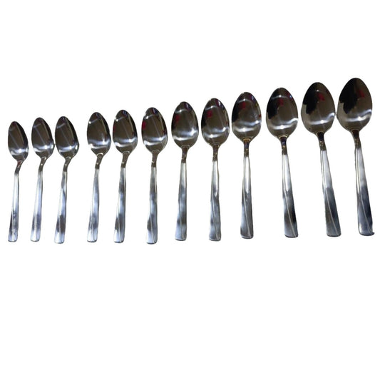 Cucharas de metal SET X 12