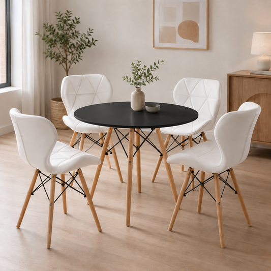 Comedor Minimalista Eames con silla Mariposa Estandar