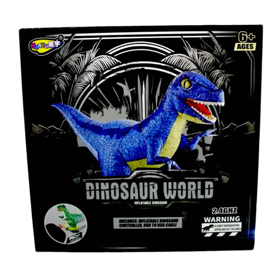 Dinosaurio Inflable a Control Remoto con Movimiento Realista tamaño pequeño