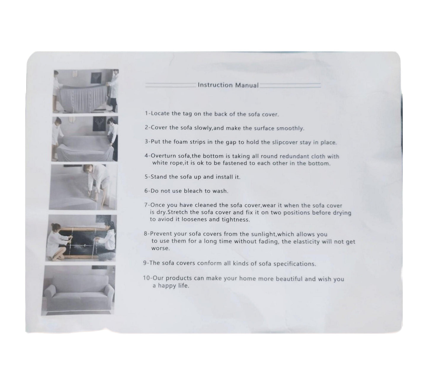 Funda Elástica para Sofá – 3 puestos