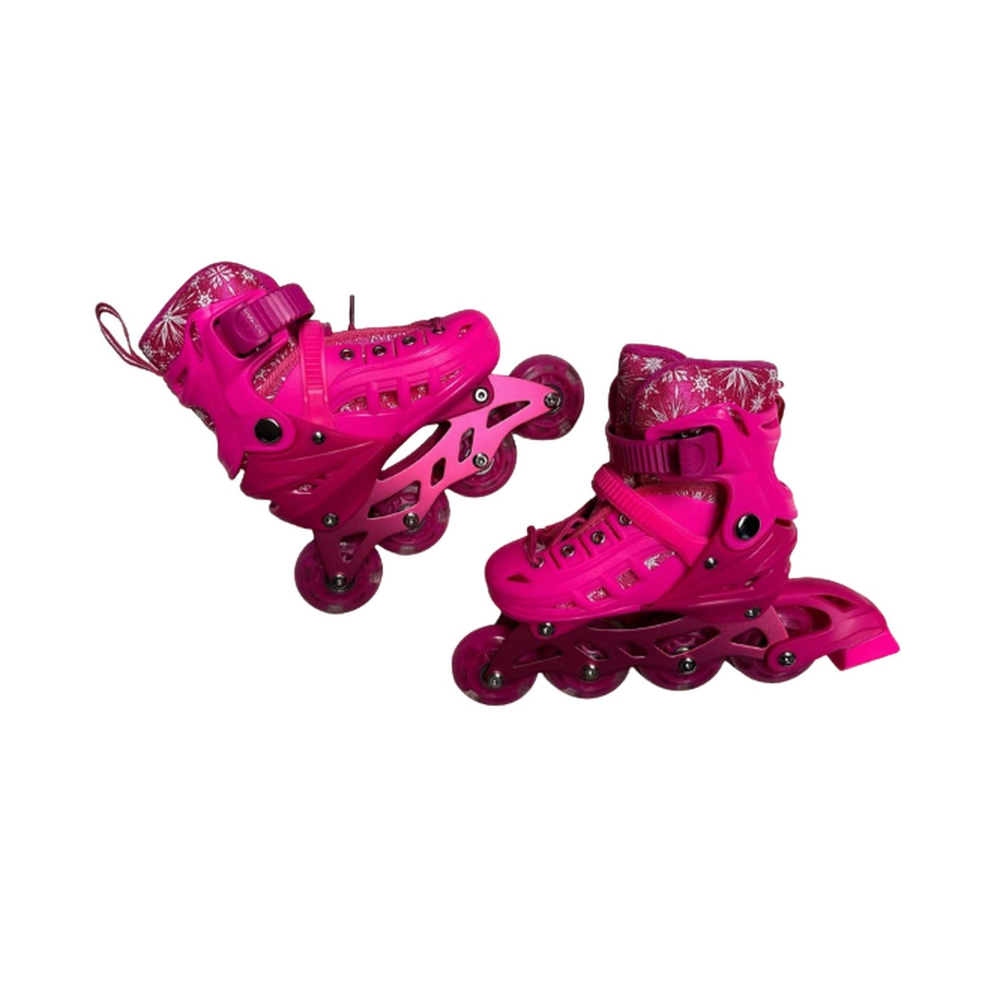 Kit De Patines Ajustables Para Niña Con Casco Y Protecciones