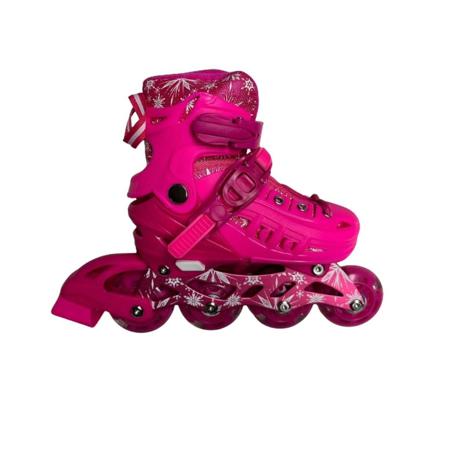 Kit De Patines Ajustables Para Niña Con Casco Y Protecciones