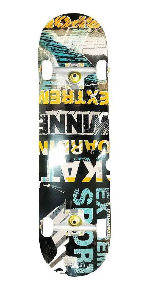 Tabla Skate Patineta Pino Canadiense Profesional Truck Hierro