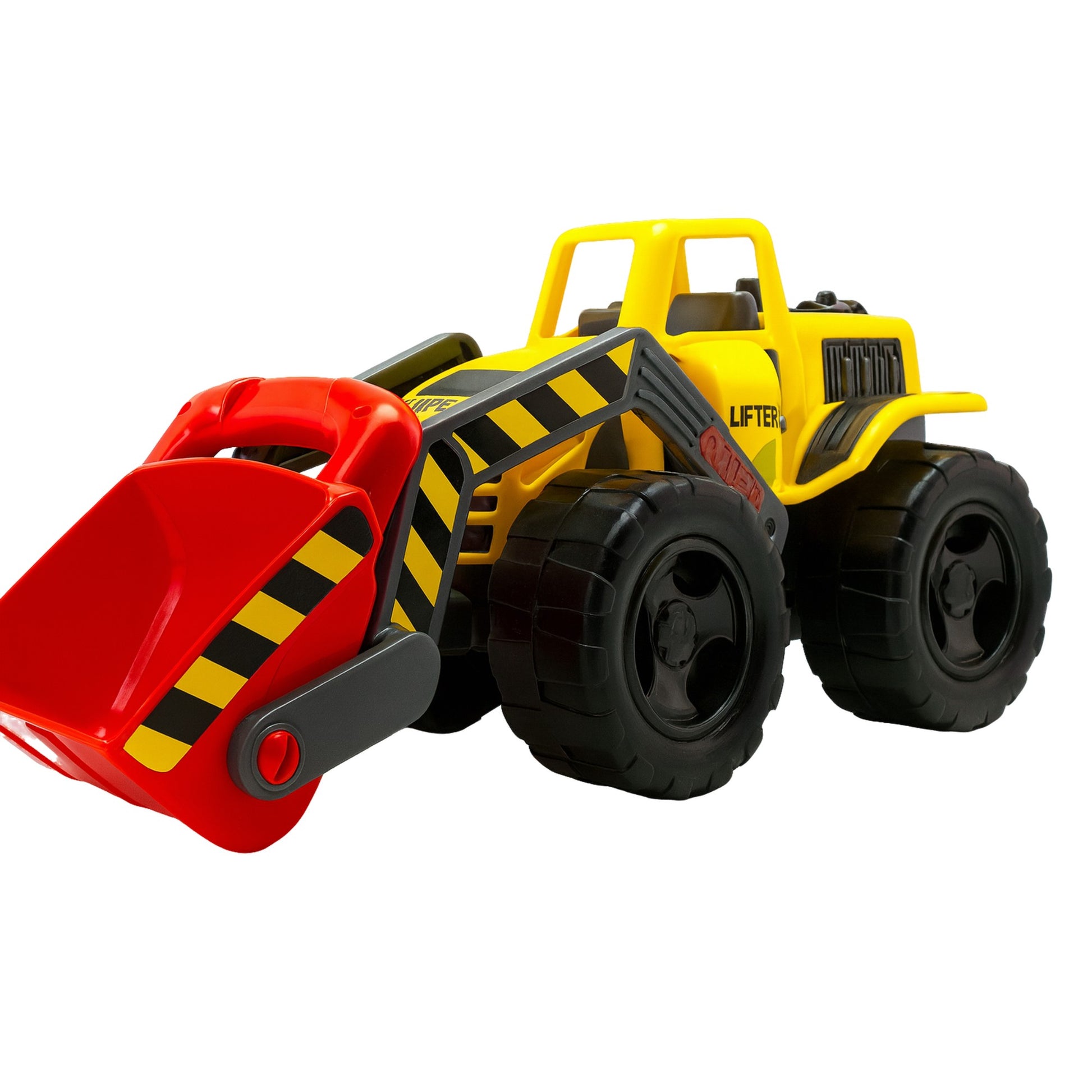 Mini excavadora roja para niños, construcción, jardín y entretenimiento