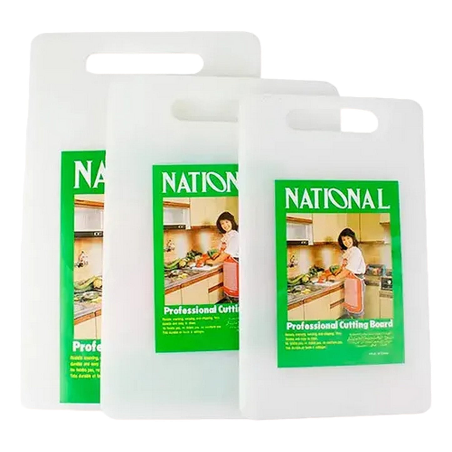 Tabla de picar national set X3 GDE (15 x 25 cm, 17 x 27 cm, 20 x 33 cm)