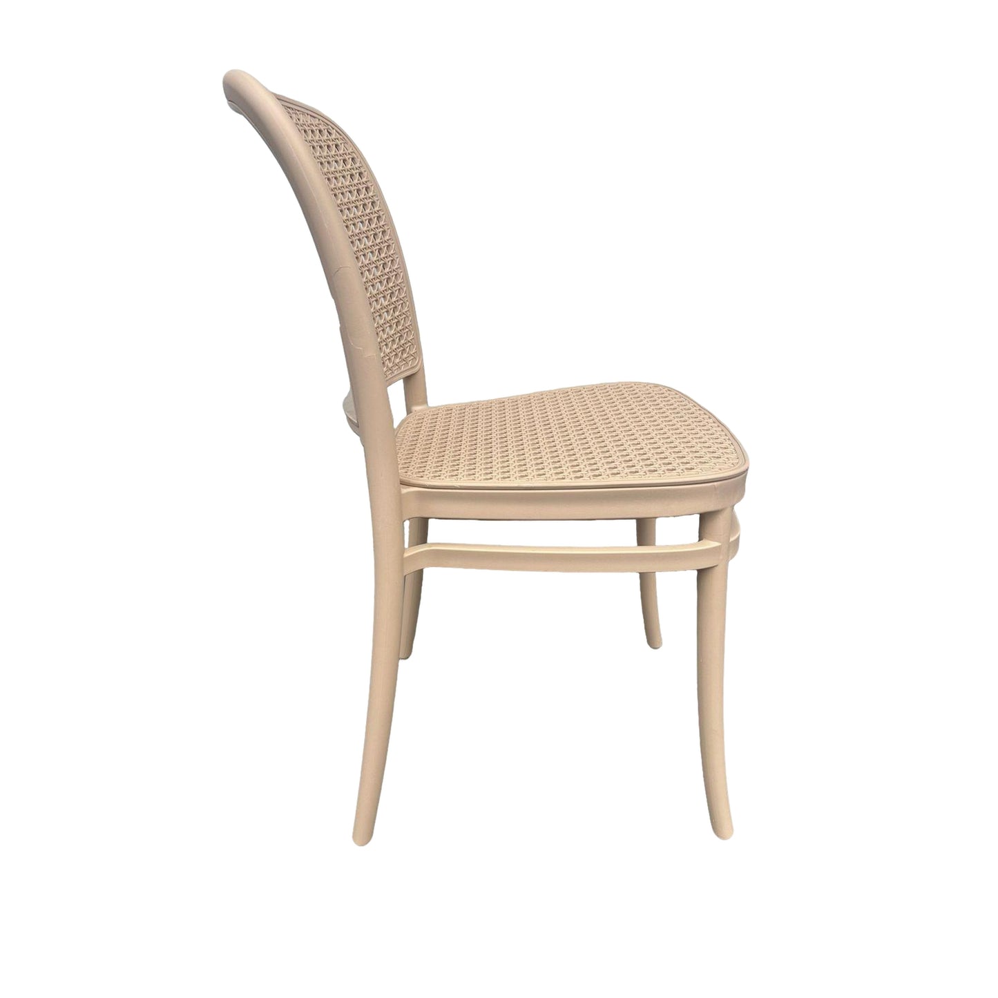 Silla En Polipropileno Solea Redonda Tipo Mimbre