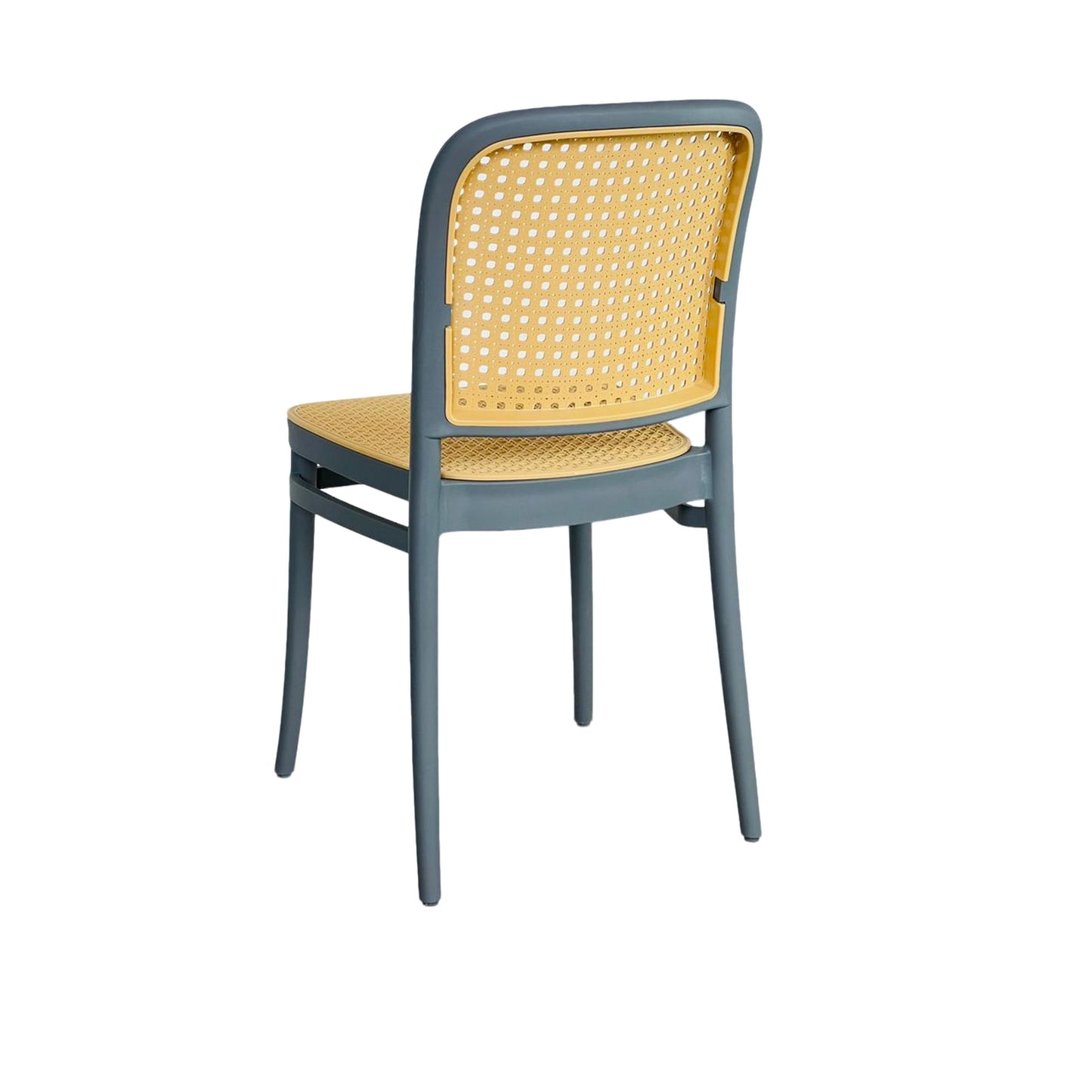 Silla En Polipropileno Solea Redonda Tipo Mimbre