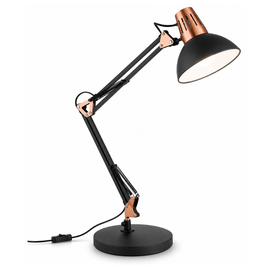Lámpara de Escritorio Ajustable con Base y Prensa para Mesa 110V