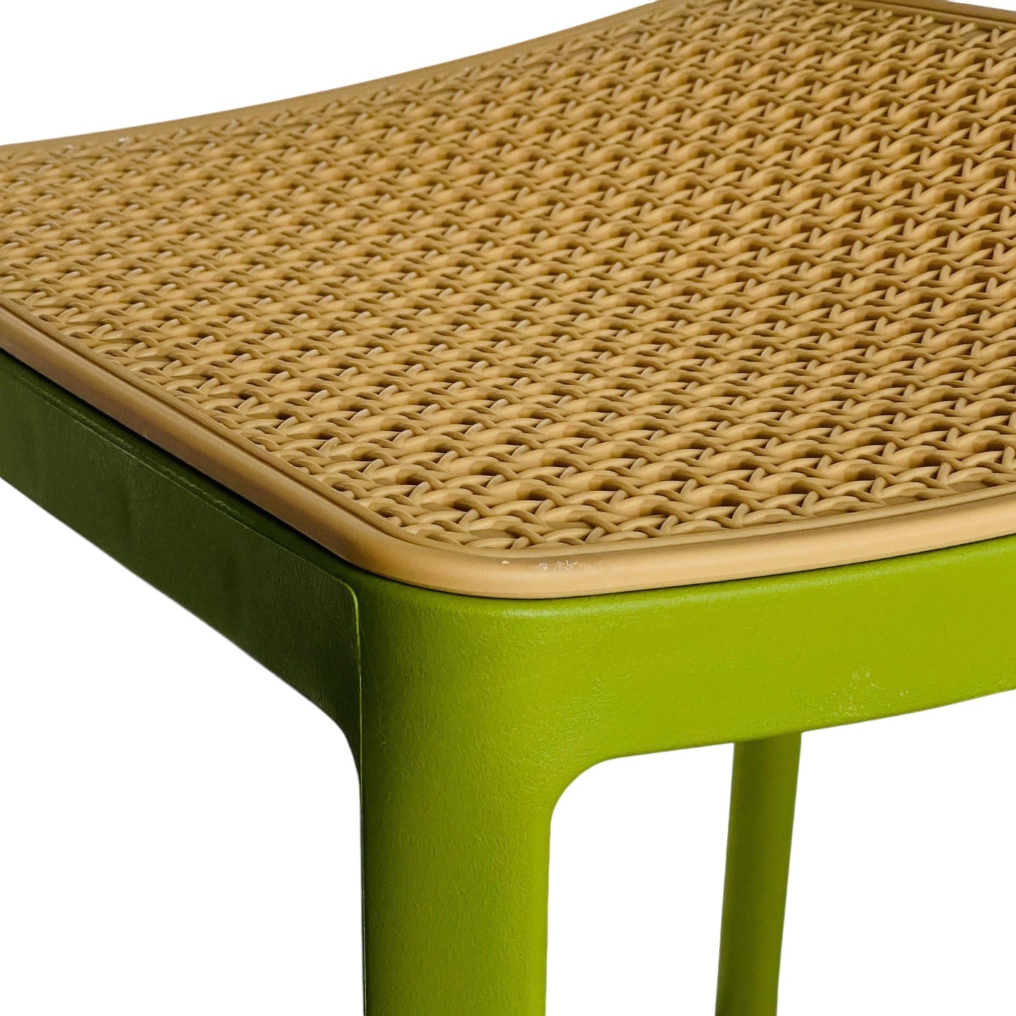 Silla En Polipropileno Solea Cuadrada Tipo Mimbre
