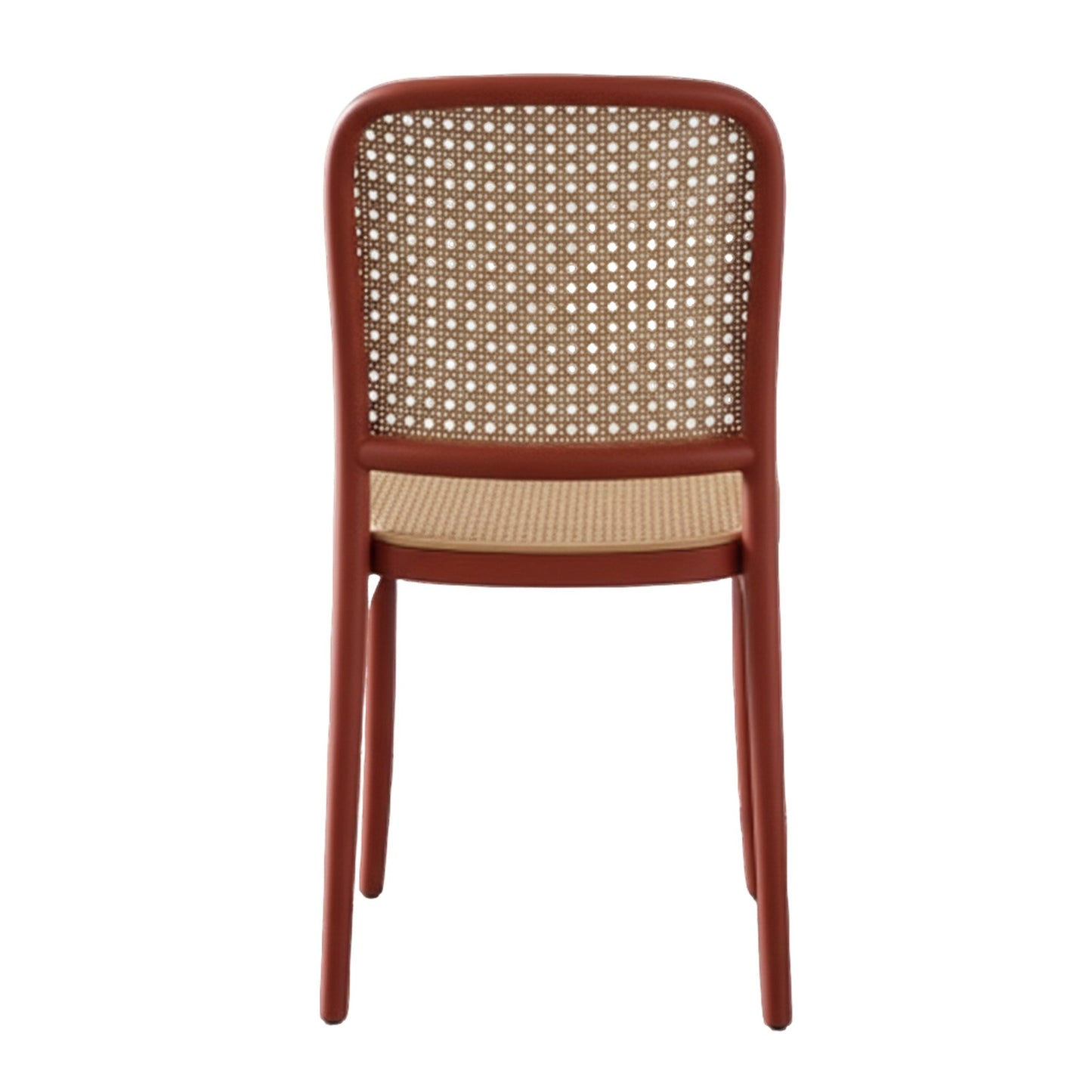 Silla En Polipropileno Solea Redonda Tipo Mimbre