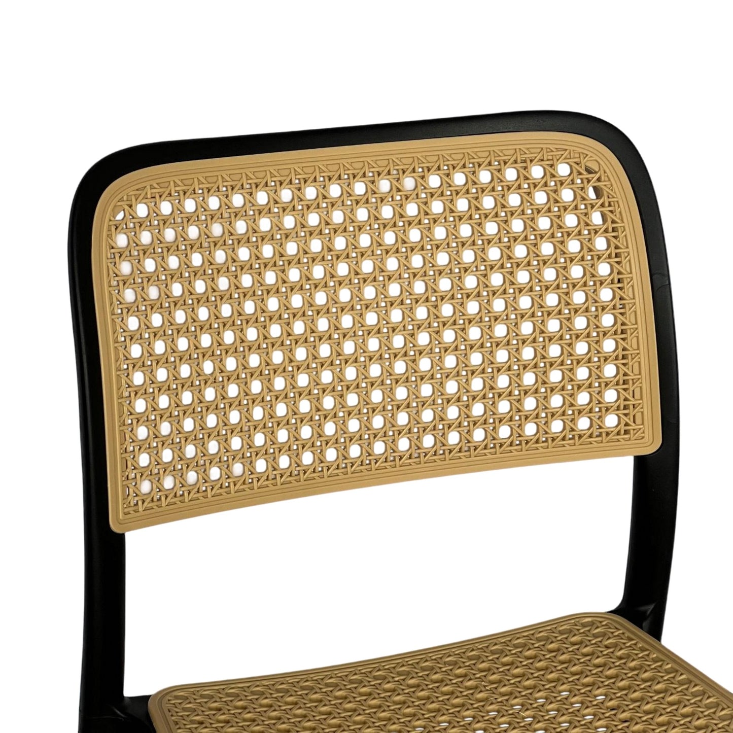 Silla En Polipropileno Solea Cuadrada Tipo Mimbre