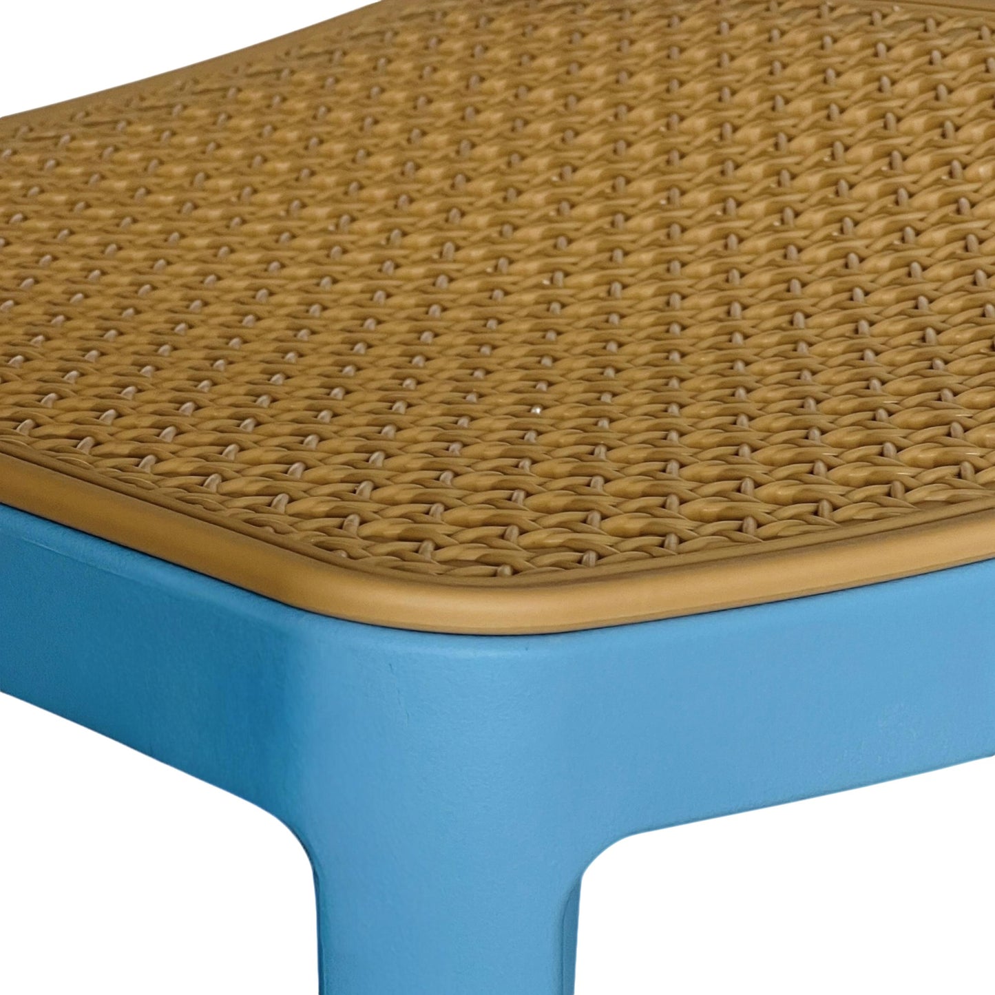 Silla En Polipropileno Solea Cuadrada Tipo Mimbre
