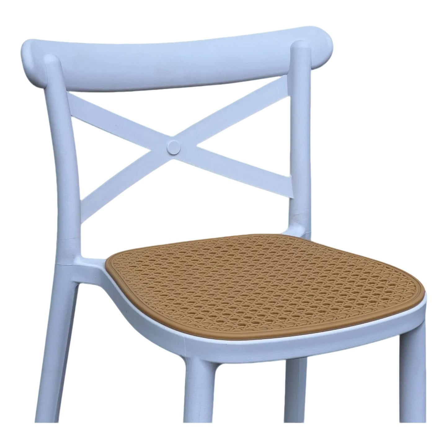 Silla De Barra Solea Polipropileno Espaldar Cruzado, Set X2