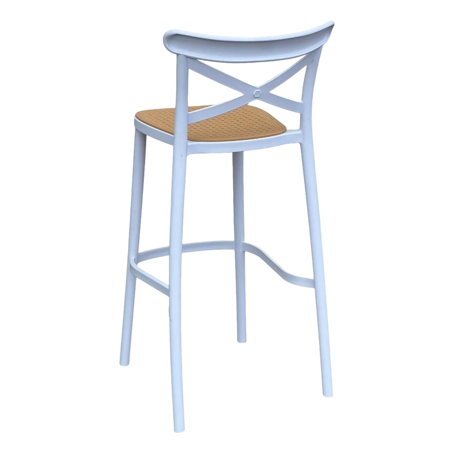 Silla De Barra Solea Polipropileno Espaldar Cruzado, Set X2