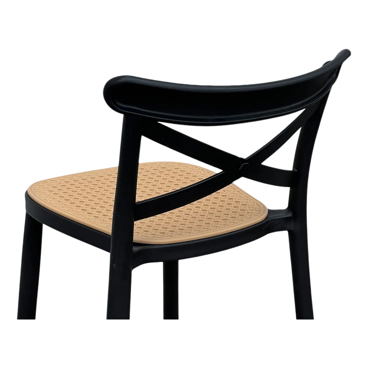 Silla De Barra Solea Polipropileno Espaldar Cruzado, Set X2